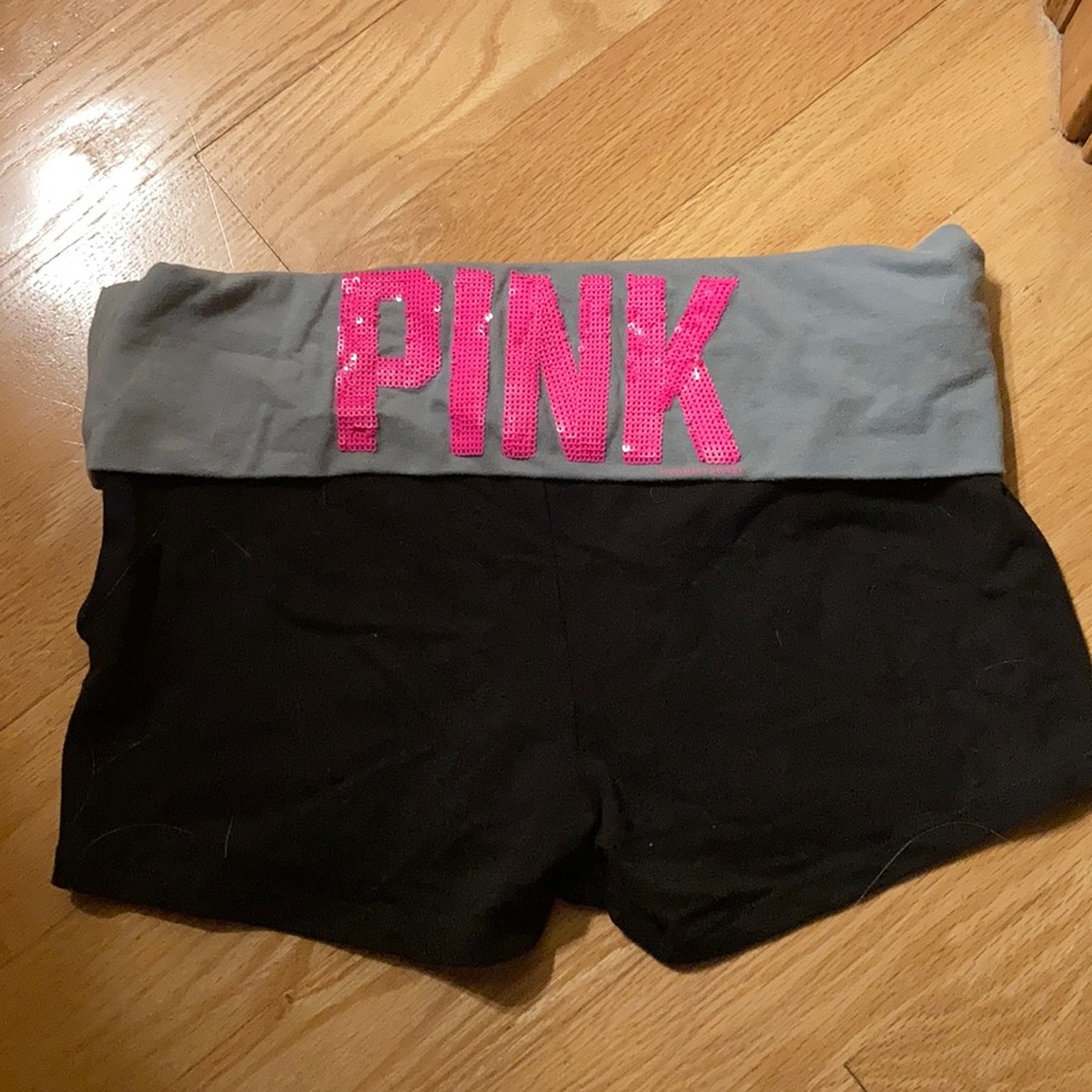 Pink Victoria’s Secret Yoga Shorts